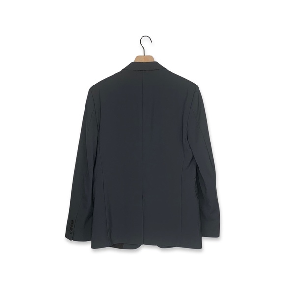 Theory Gray Wool Stretch Two Button Blazer Sports Coat Suit Jacket - Picture 2 of 8